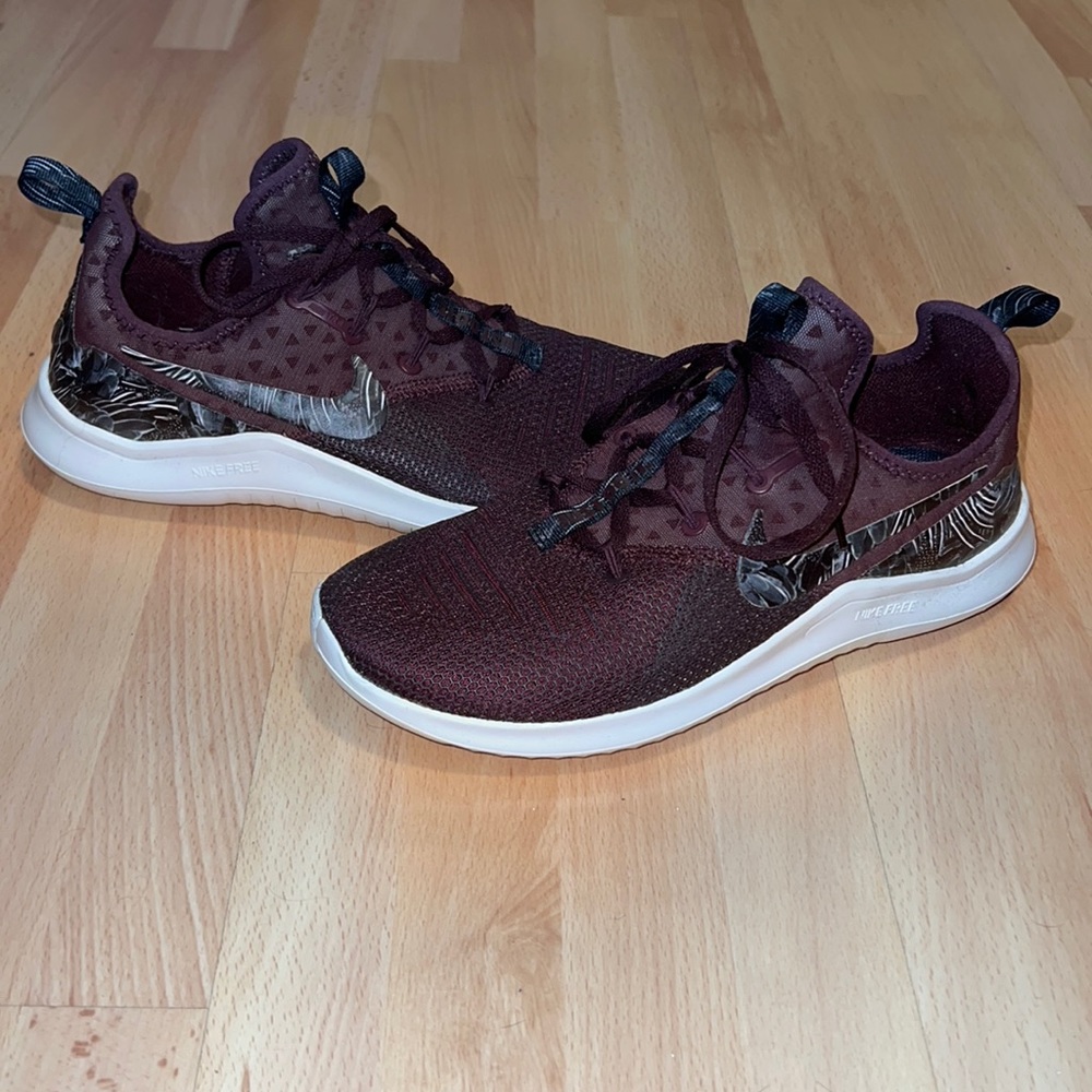 Purple Nike Free Sneakers